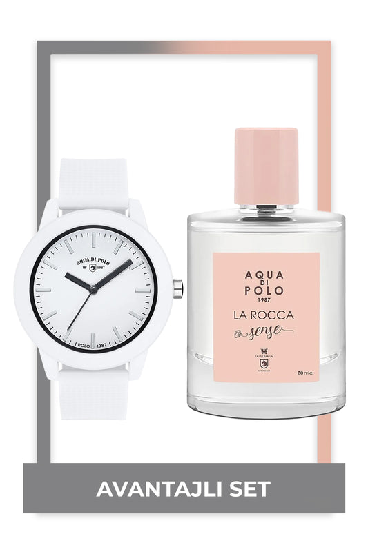 La Rocca Sense Edp 50 Ml &amp; Unisex Watch Set