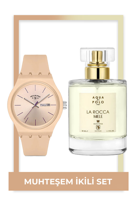 La Rocca Miele 50 ml &amp; Women's Watch Set