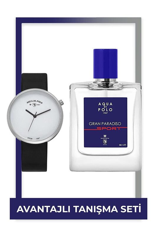 Gran Paradiso Sport New Year Men's Perfume with Watch Gift