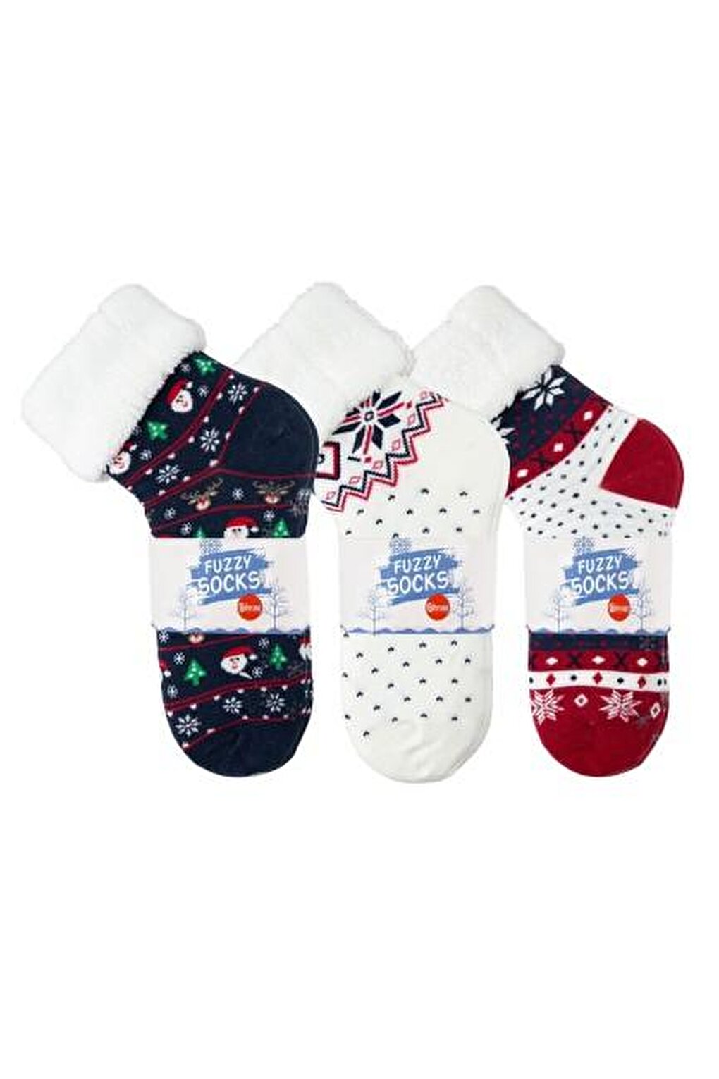 3-Piece Furry Women's Socks 3-Piece