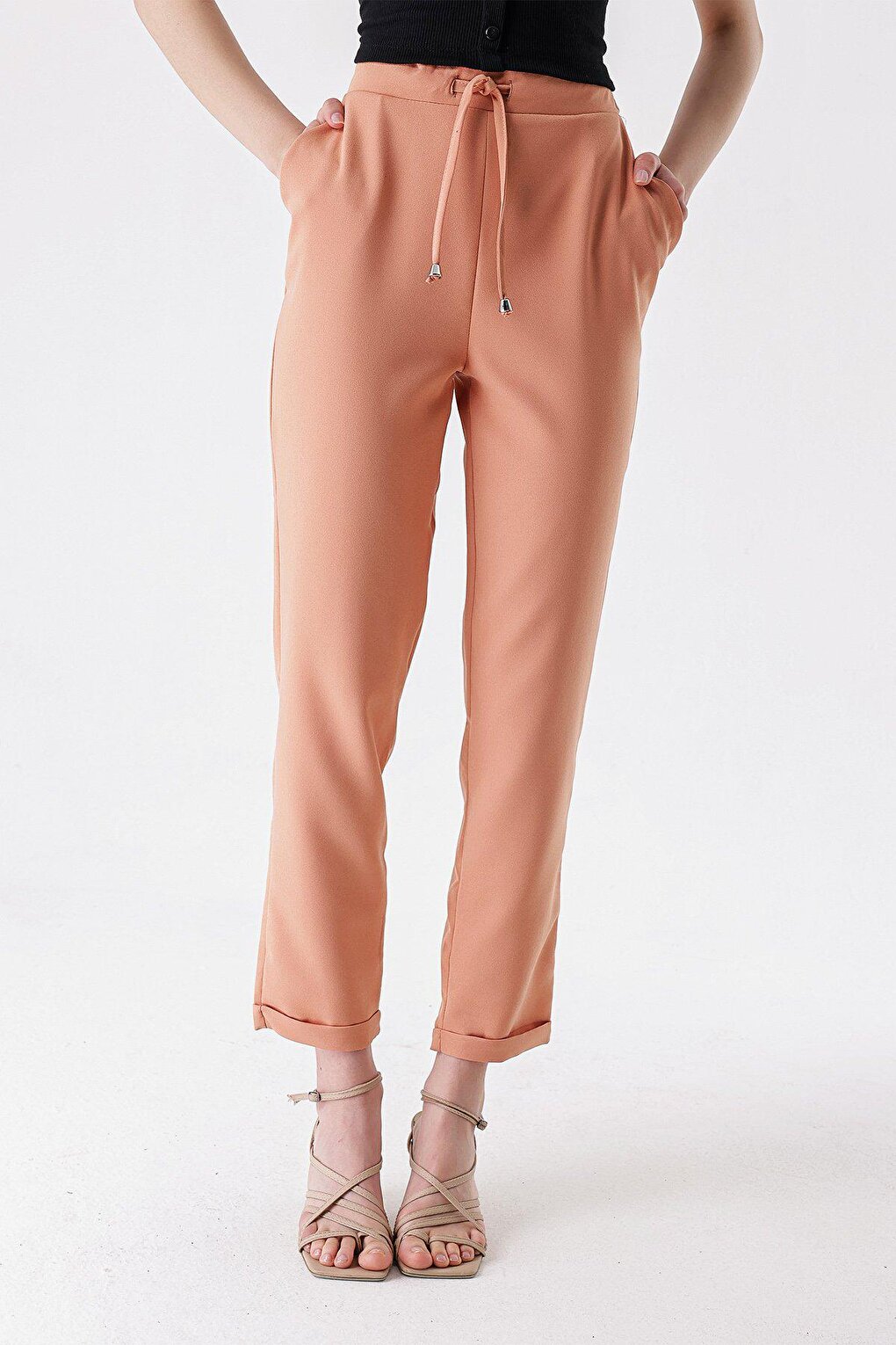 Leg Layered Rope Lace Trousers