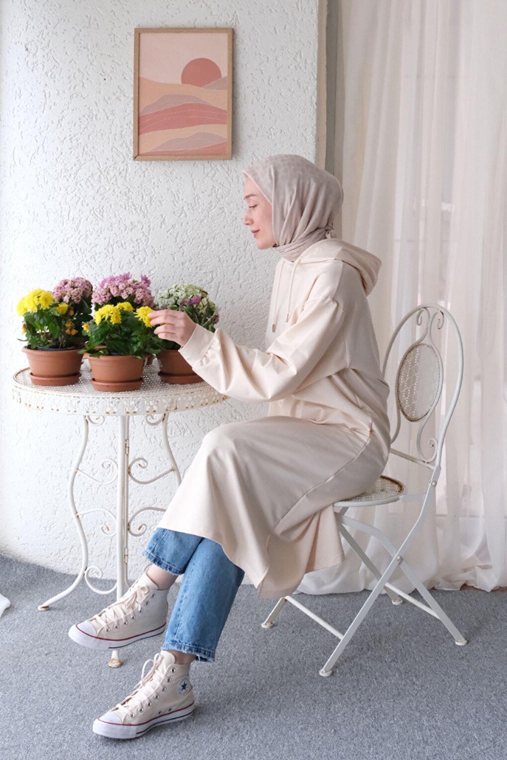 Cream 2 Thread Tunic