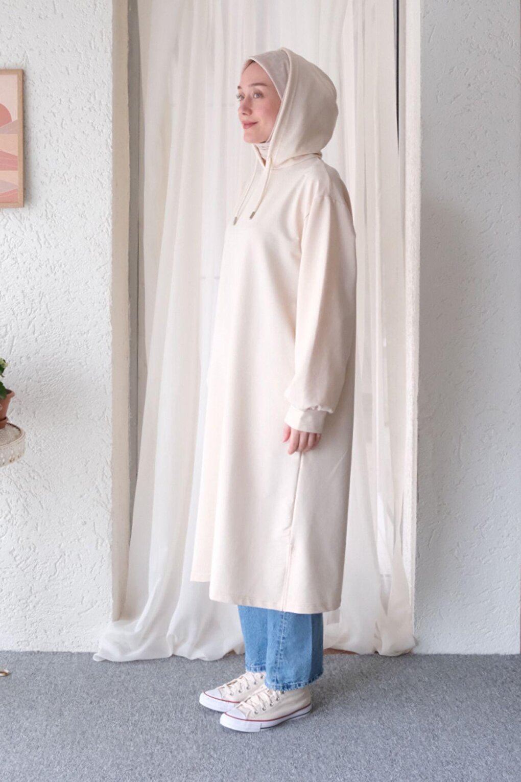 Cream 2 Thread Tunic