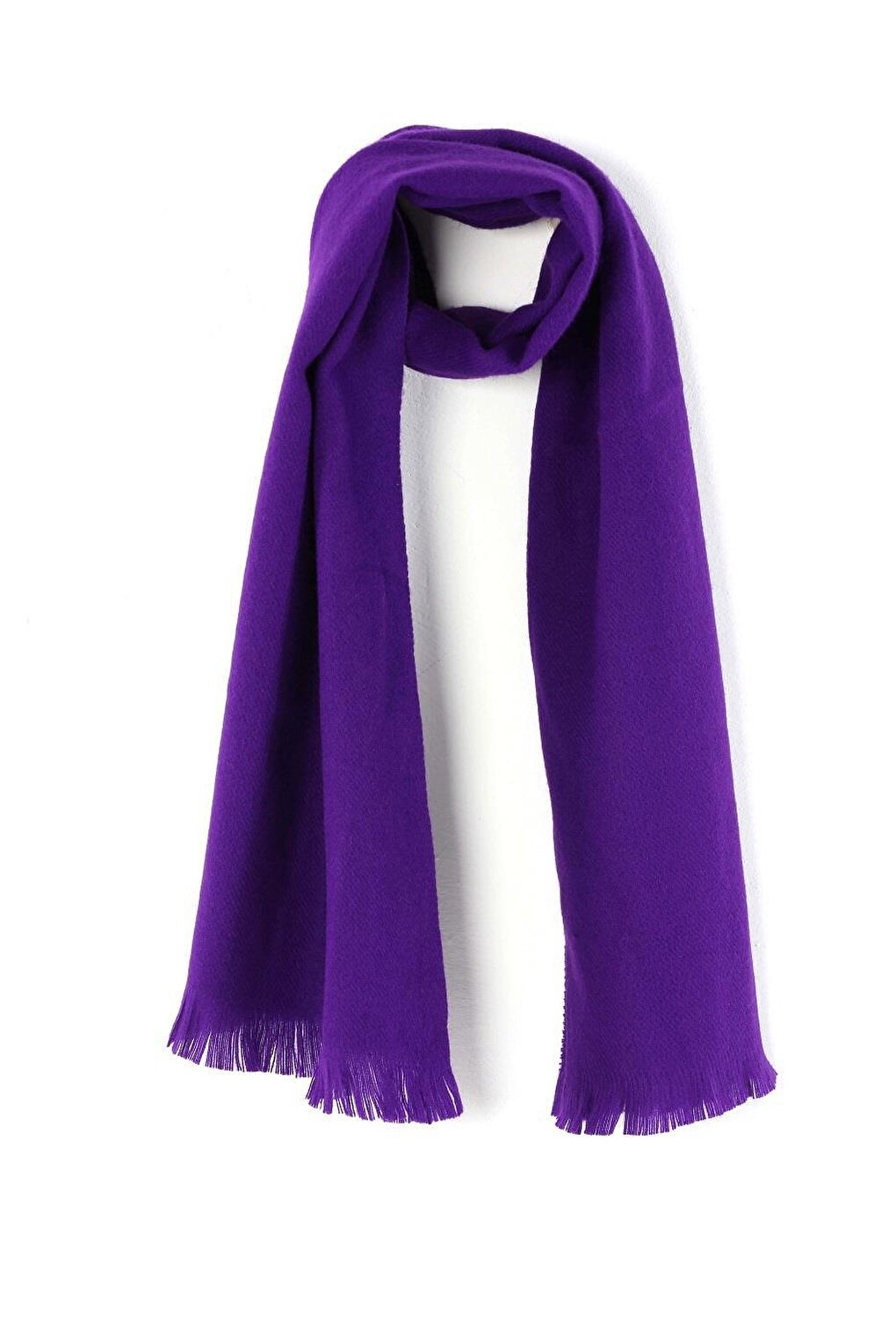 Basic Monotype Purple Cashmere Scarf LP-23WIN-081