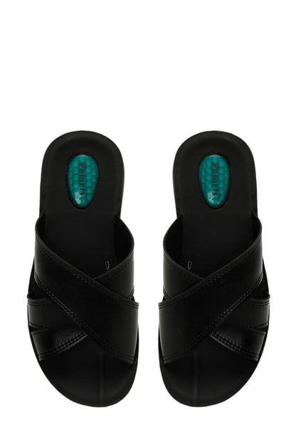 Black Men's Slippers