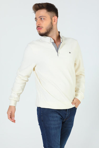 Men's Shirt Collar Sweatshirt