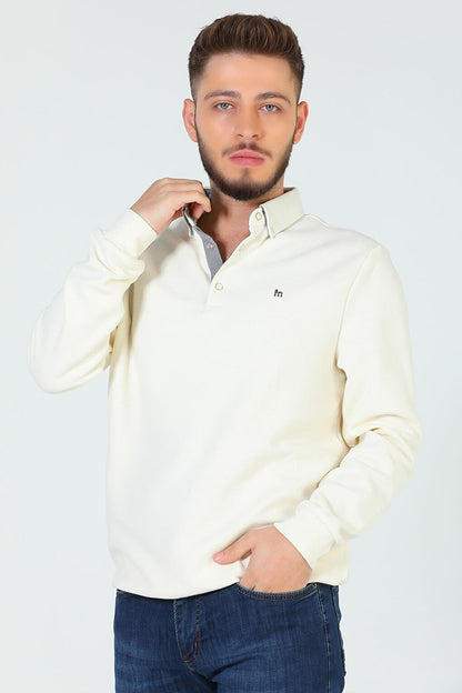 Men's Shirt Collar Sweatshirt