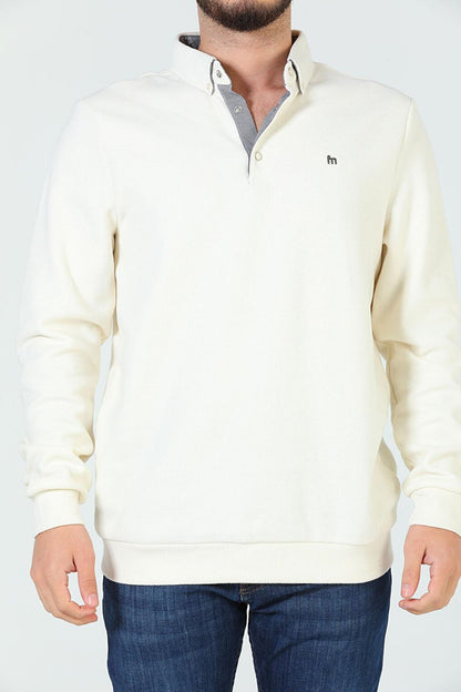 Men's Shirt Collar Sweatshirt