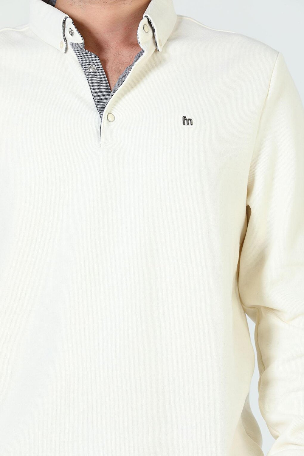 Men's Shirt Collar Sweatshirt