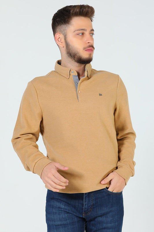 Men's Shirt Collar Sweatshirt