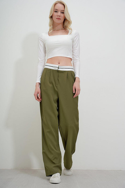 Waist Pieced TROUSERS