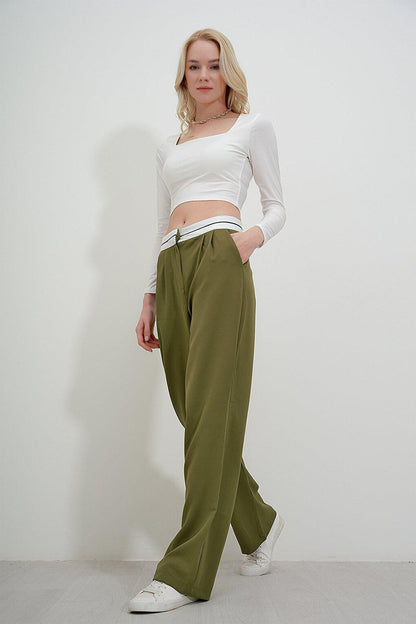 Waist Pieced TROUSERS