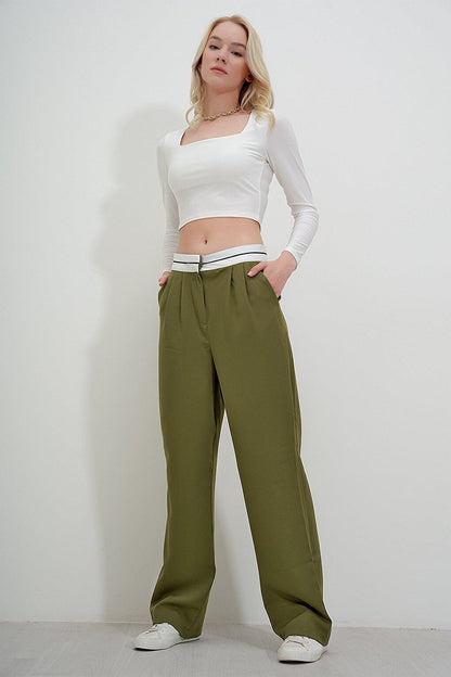 Waist Pieced TROUSERS