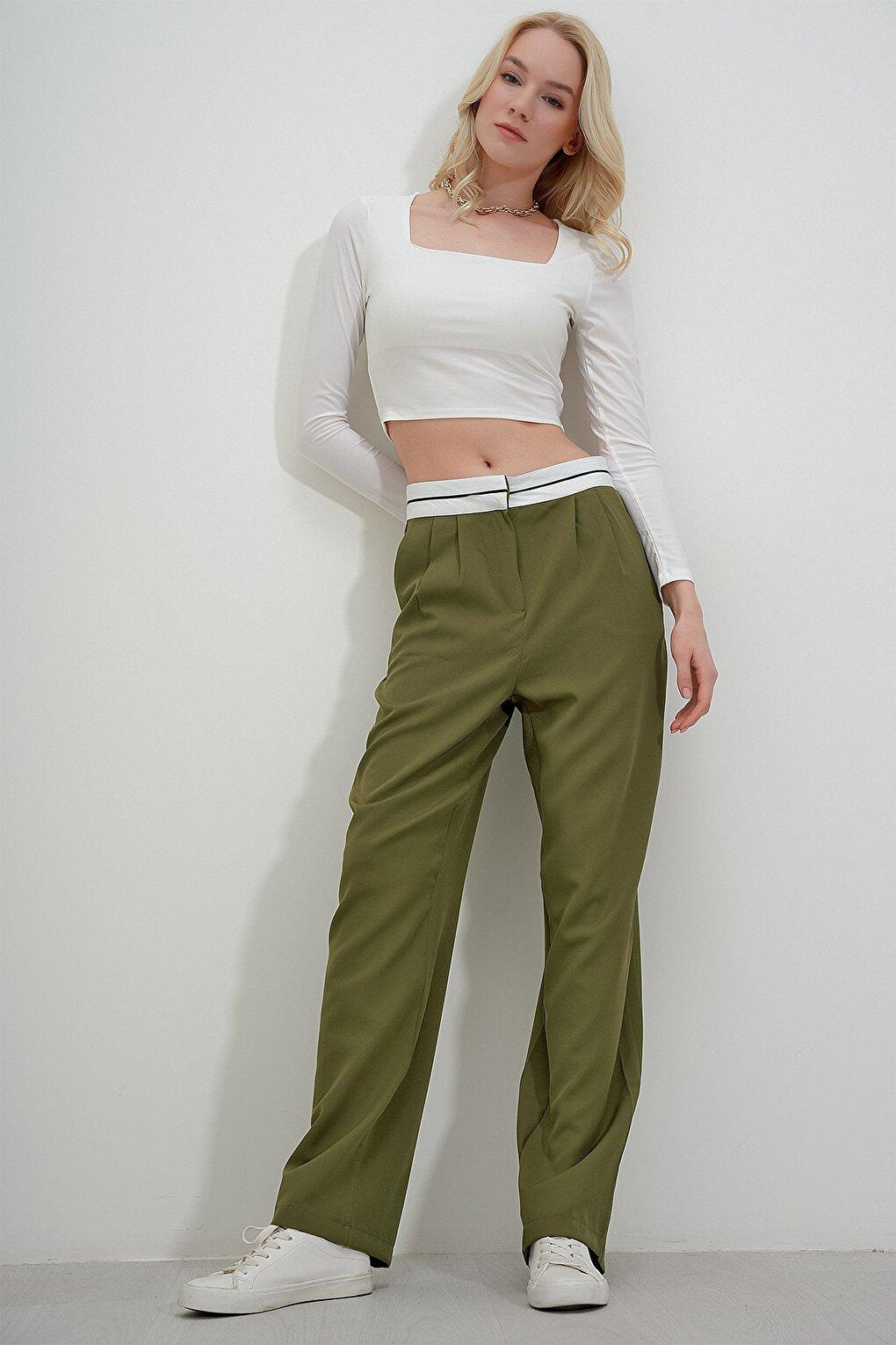 Waist Pieced TROUSERS