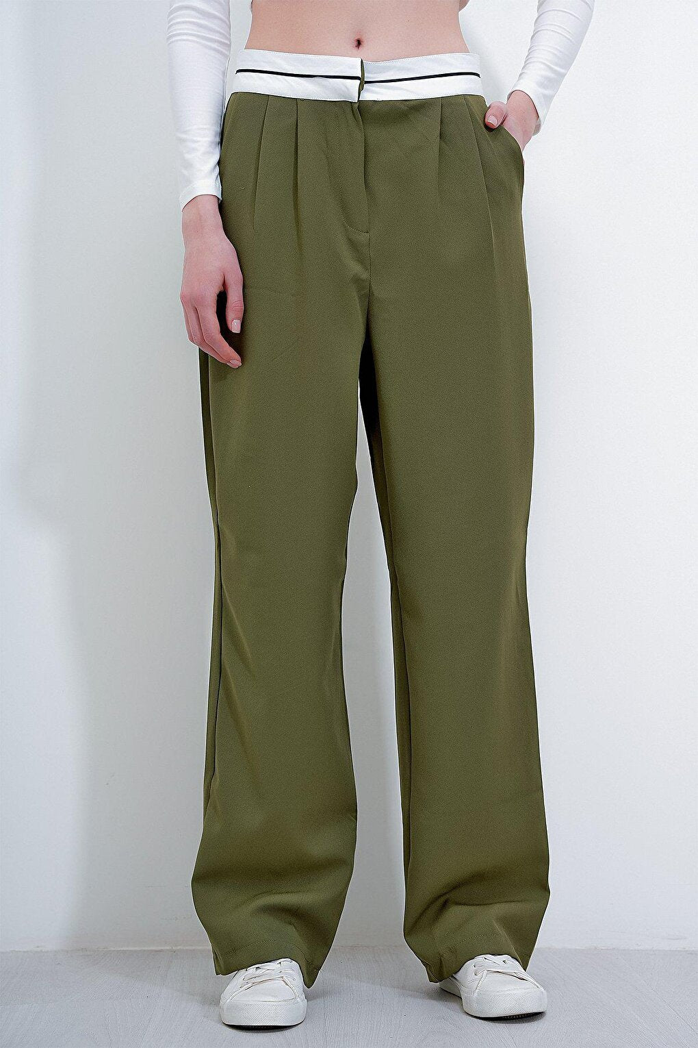 Waist Pieced TROUSERS