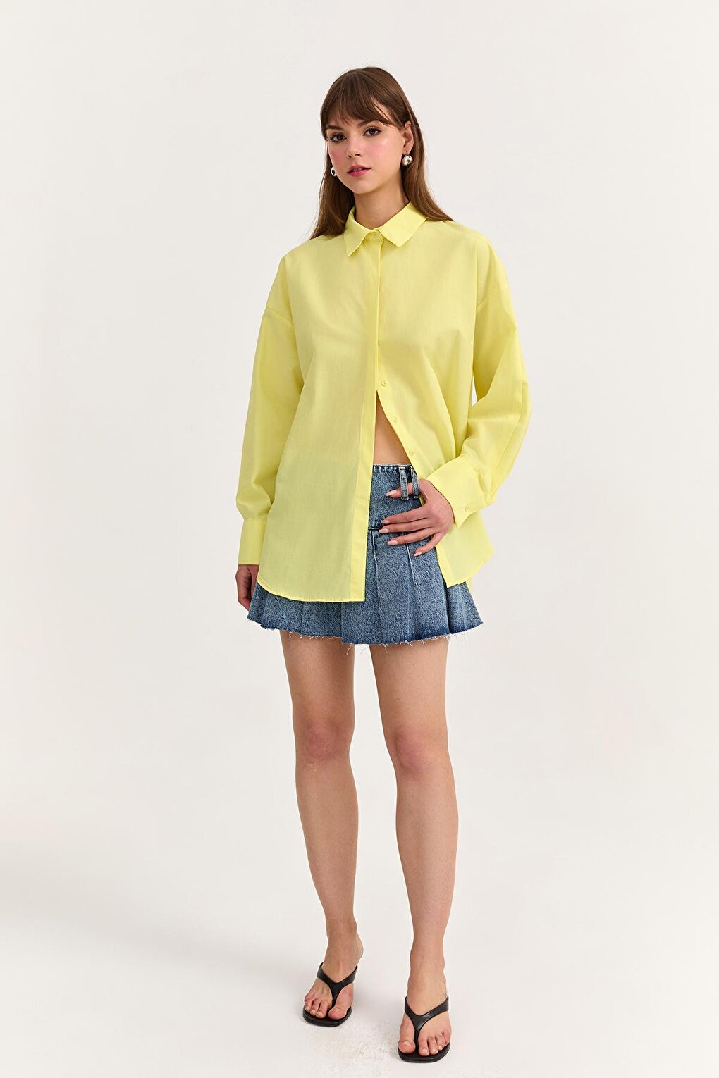 Oversize Shirt Yellow