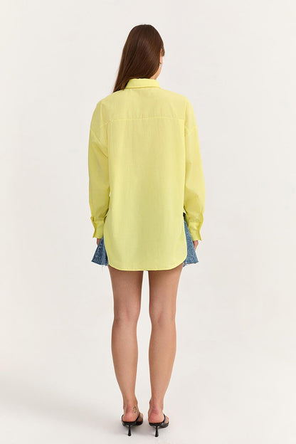 Oversize Shirt Yellow