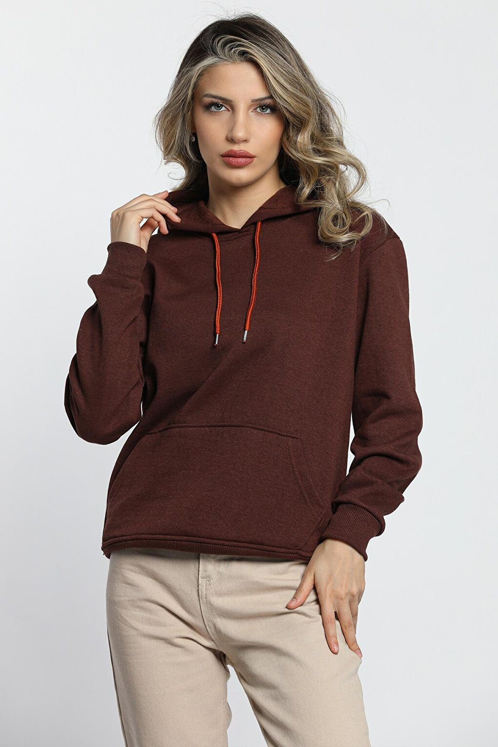 Women's Hooded Kangaroo Pocket Sweatshirt