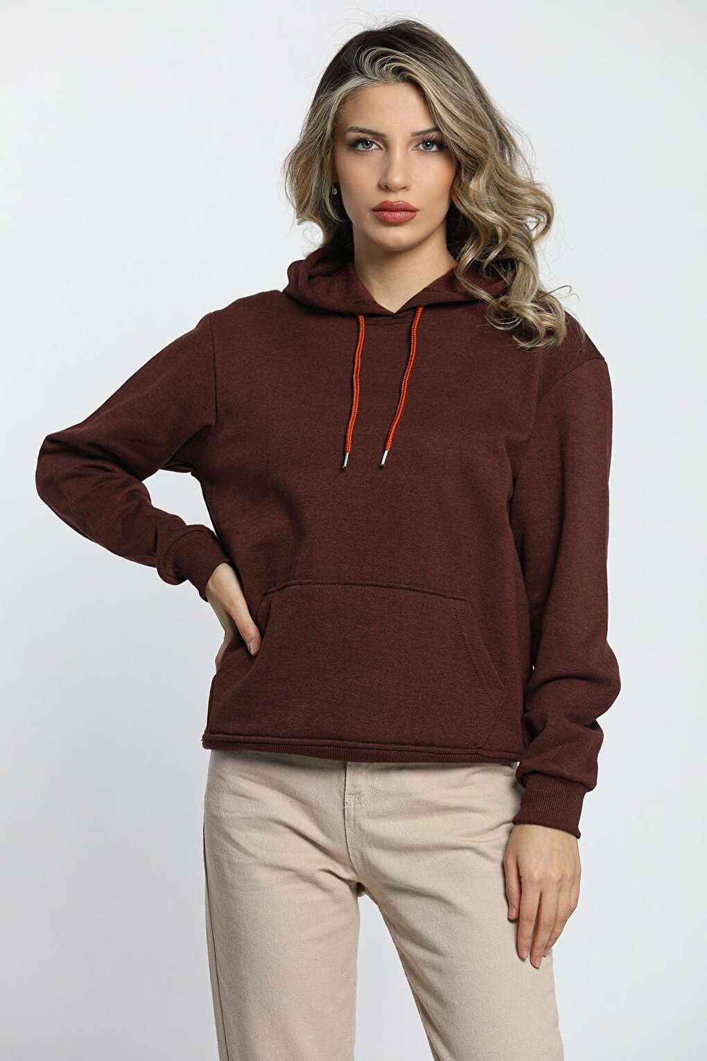 Women's Hooded Kangaroo Pocket Sweatshirt