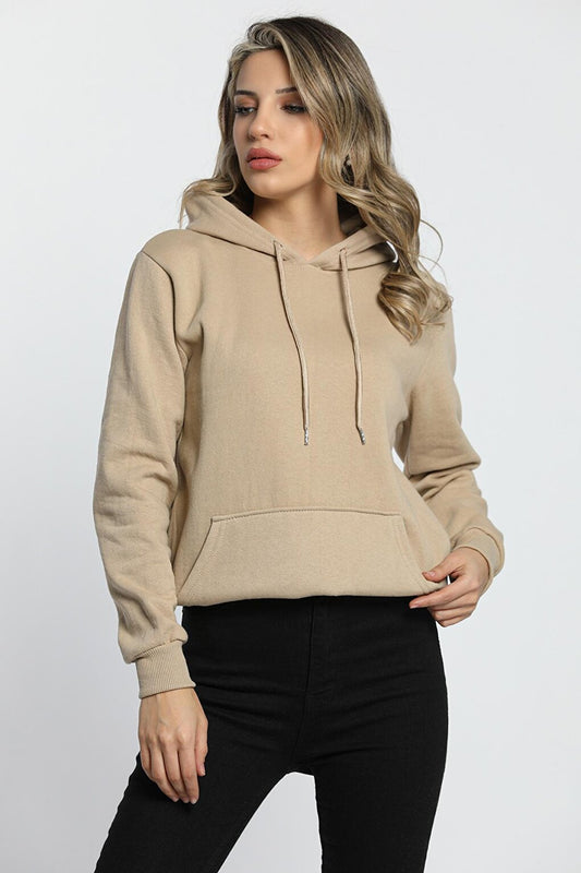 Women's Hooded Kangaroo Pocket Sweatshirt