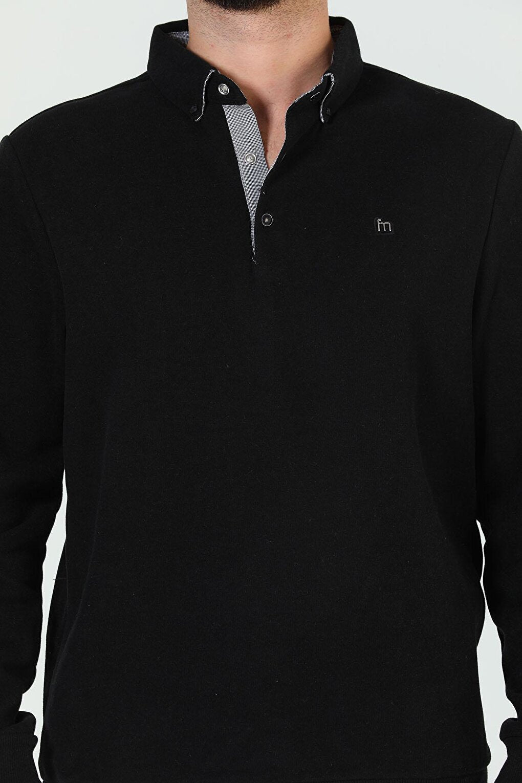 Men's Shirt Collar Sweatshirt