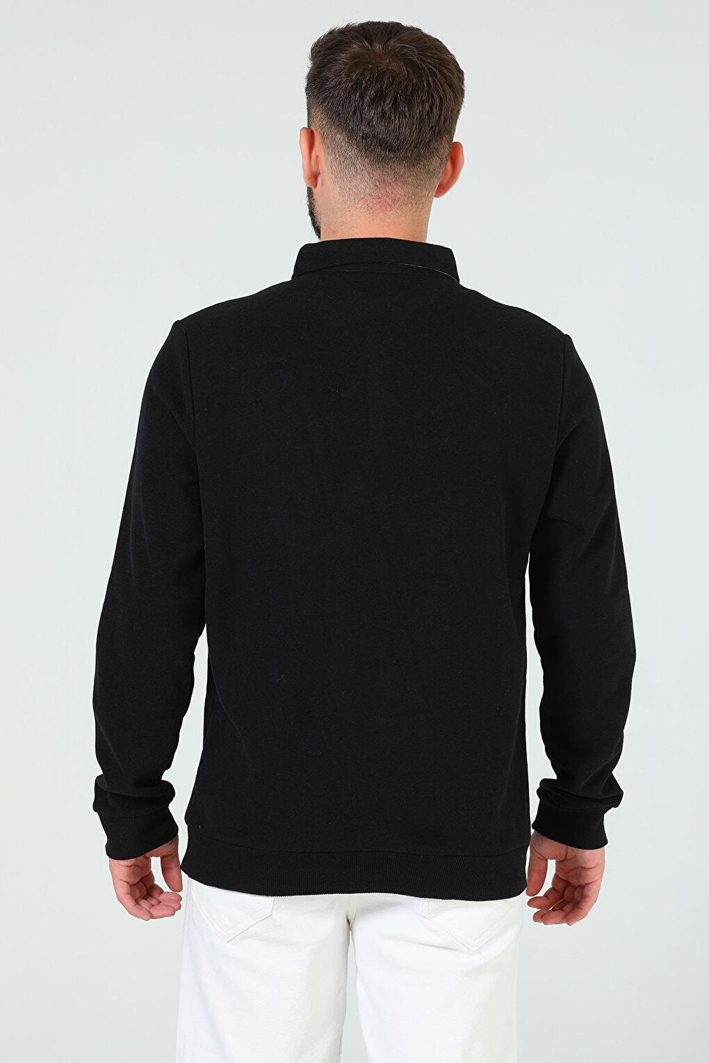 Men's Shirt Collar Sweatshirt