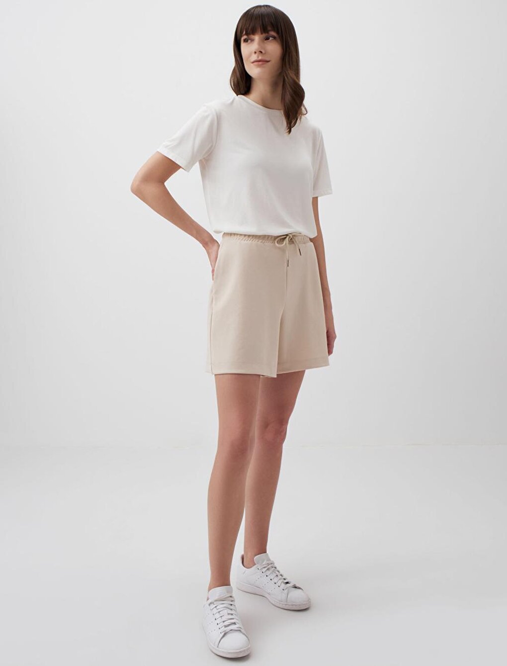 Beige Women's Shorts