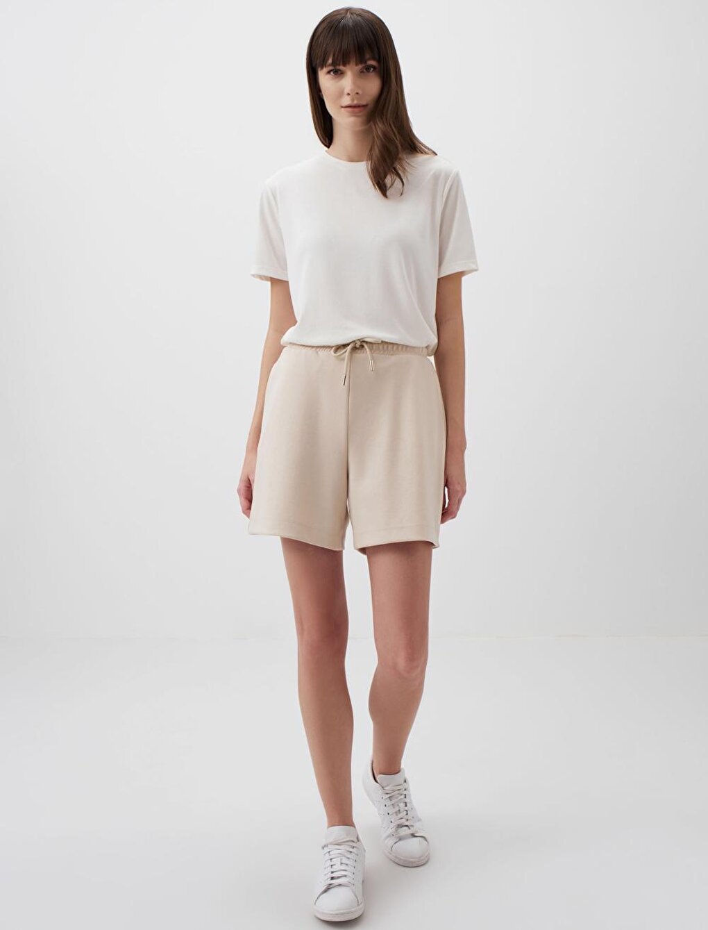 Beige Women's Shorts