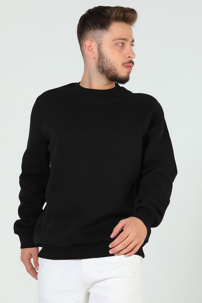 Men's Crew Neck Three Thread Raised Sweatshirt