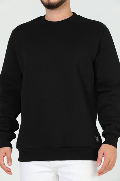 Men's Crew Neck Three Thread Raised Sweatshirt