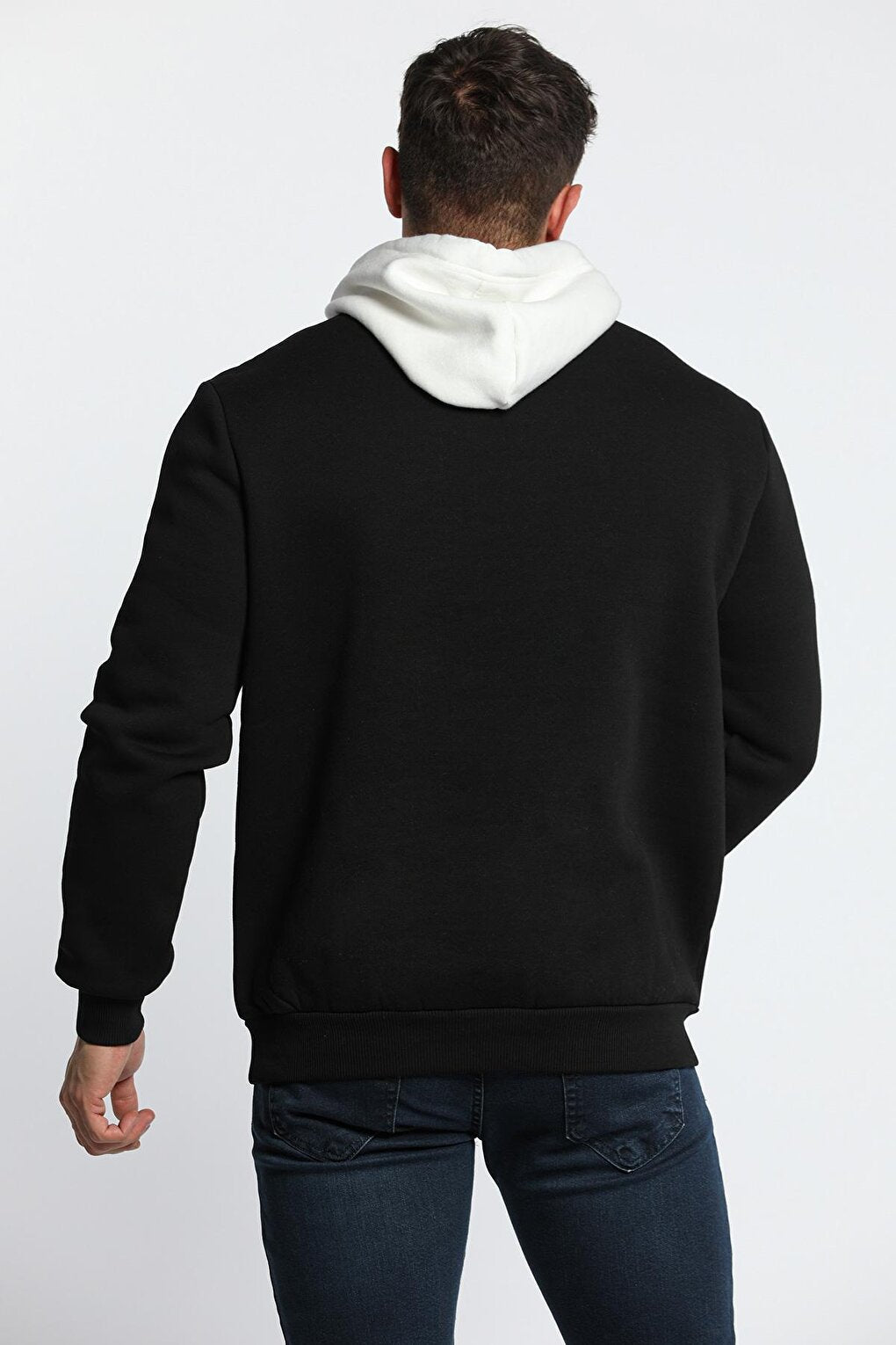 Men's Hooded Three Thread Raised Sweatshirt