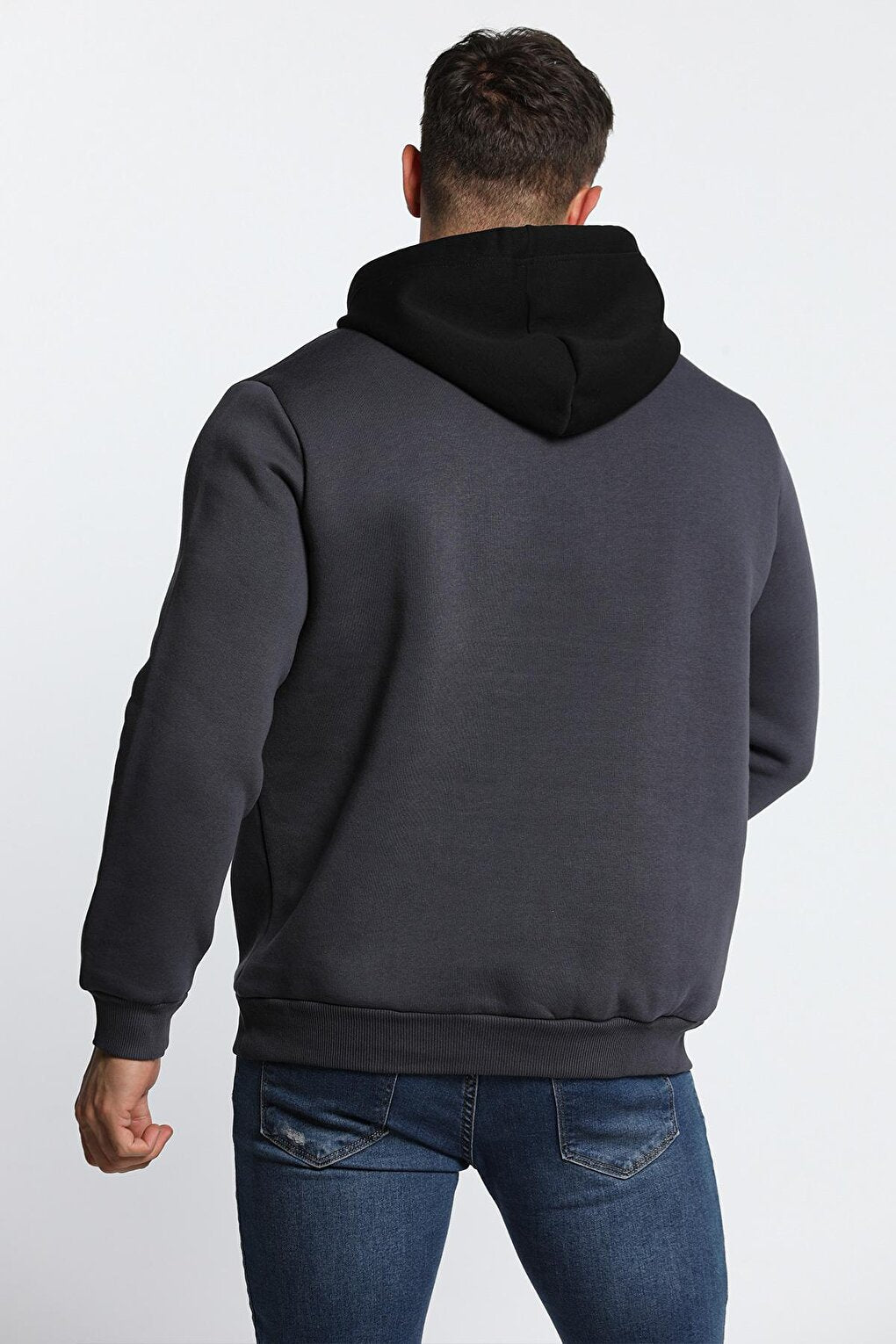 Men's Hooded Three Thread Raised Sweatshirt