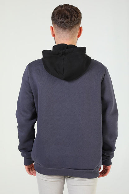 Men's Hooded Three Thread Raised Sweatshirt