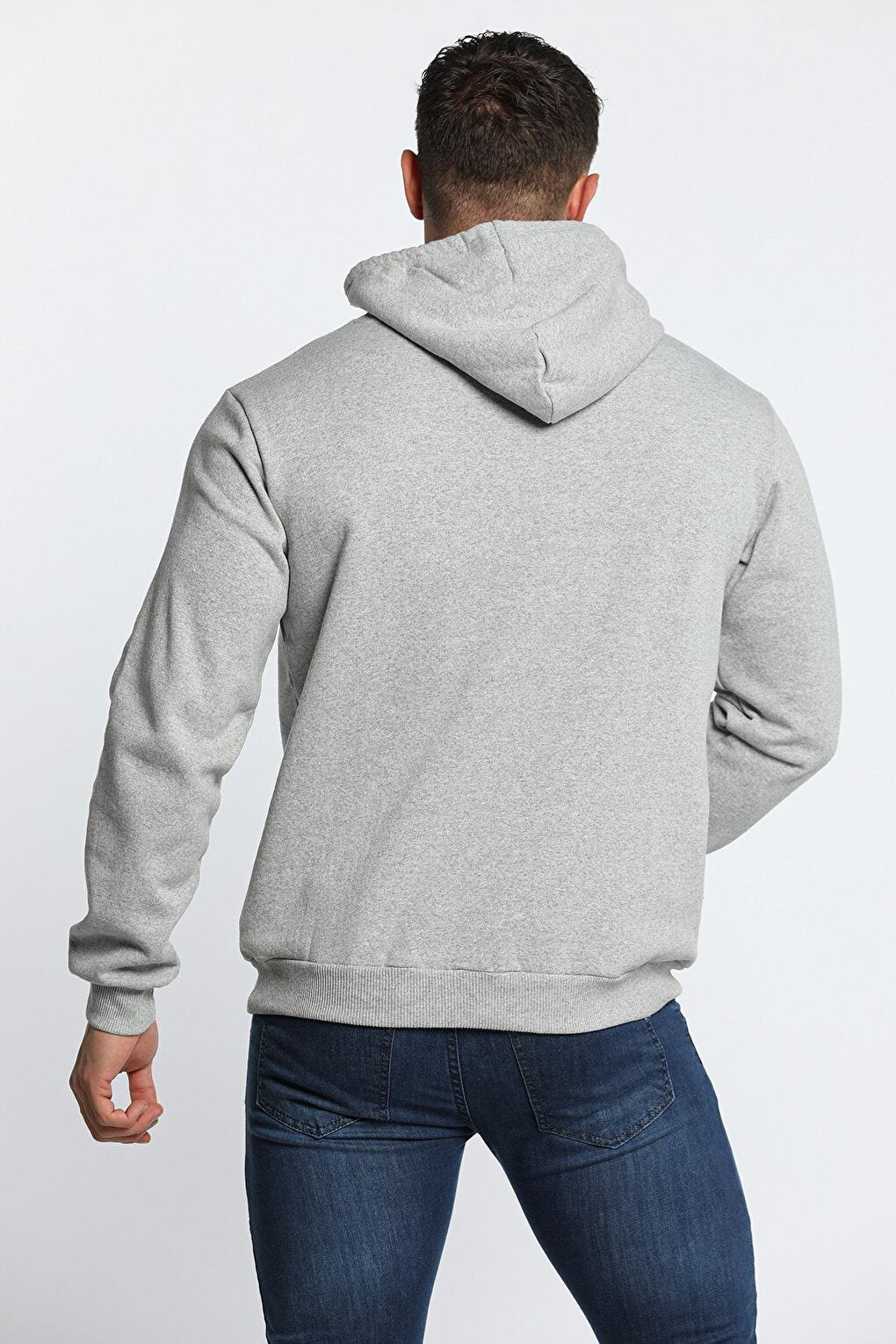 Men's Ribbed Hooded Sweatshirt