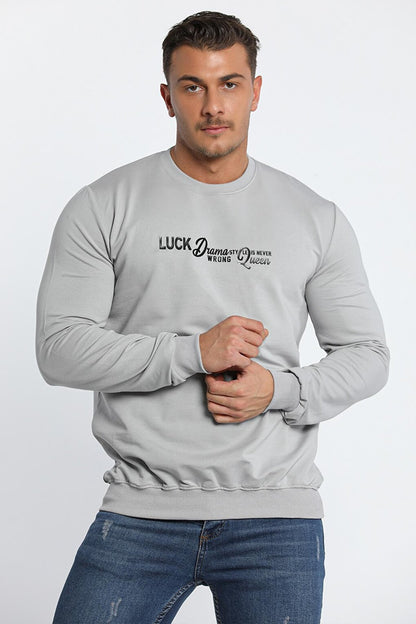 Men's Crew Neck Printed Sweatshirt