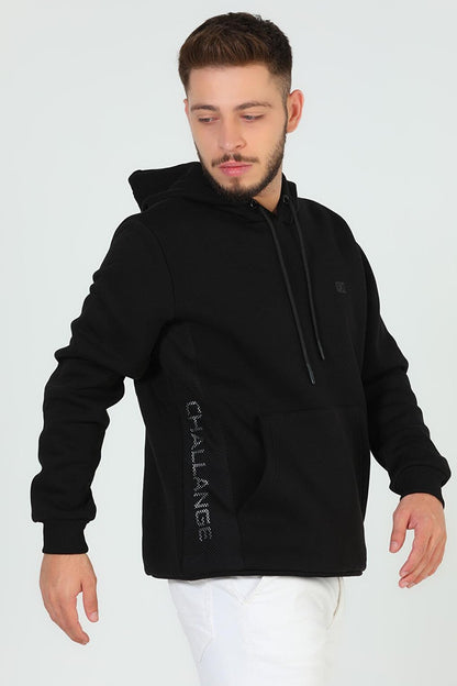 Men's Hooded Three Thread Raised Sweatshirt