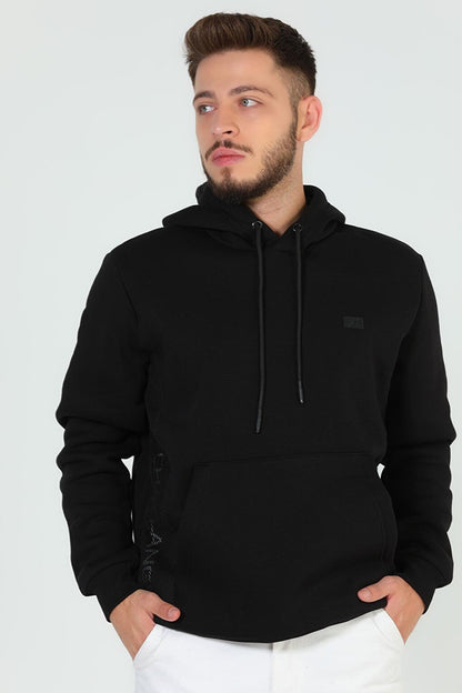 Men's Hooded Three Thread Raised Sweatshirt