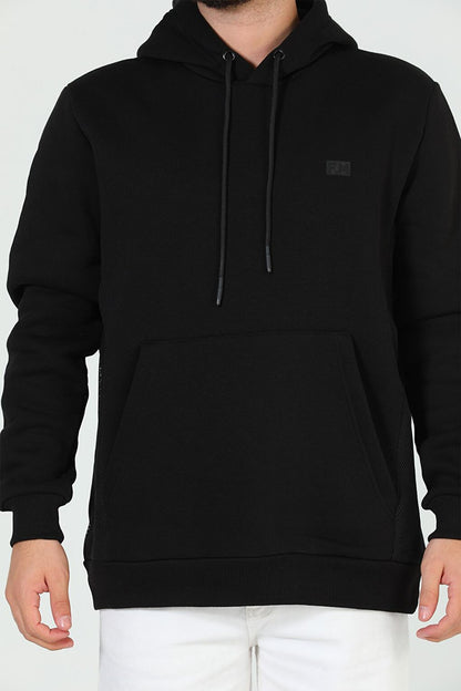 Men's Hooded Three Thread Raised Sweatshirt