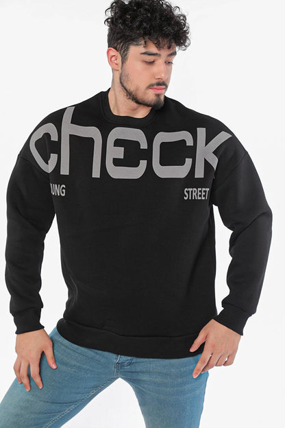 Men's Printed Shawl Sweatshirt