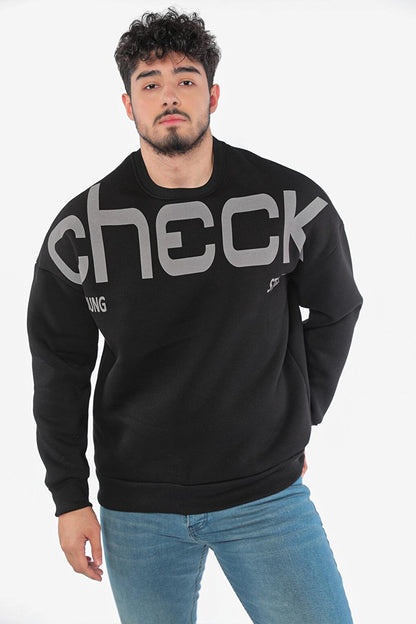 Men's Printed Shawl Sweatshirt