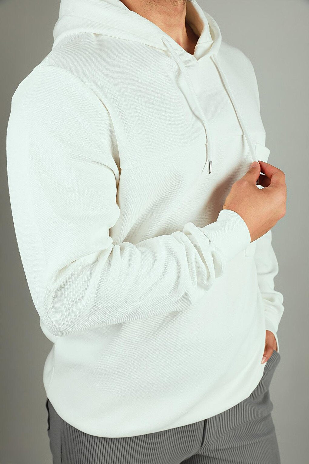 Men's Hooded Sweatshirt with Pockets