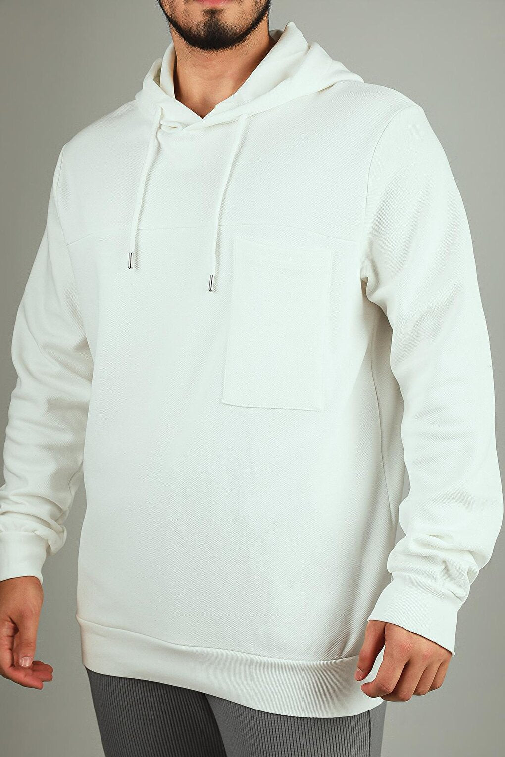 Men's Hooded Sweatshirt with Pockets