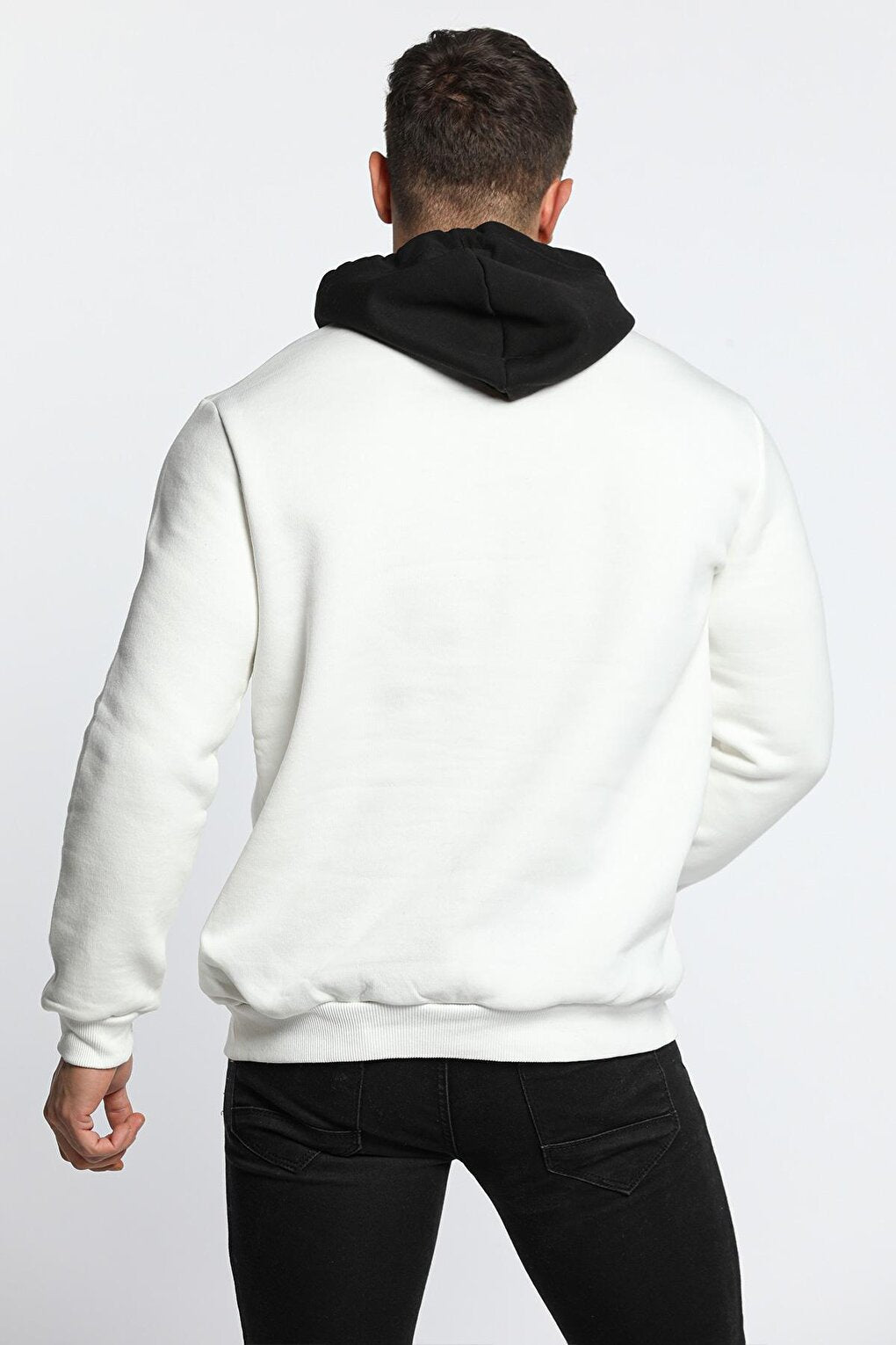 Men's Hooded Three Thread Raised Sweatshirt