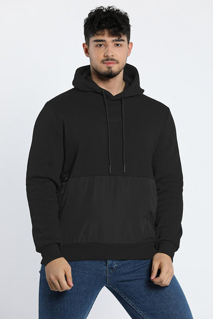 Men's Hooded Three Thread Raised Sweatshirt