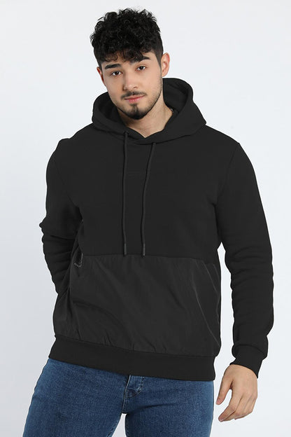 Men's Hooded Three Thread Raised Sweatshirt