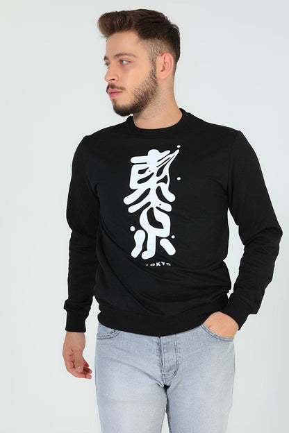 Men's Crew Neck Printed Sweatshirt