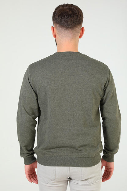 Men's Crew Neck Printed Sweatshirt