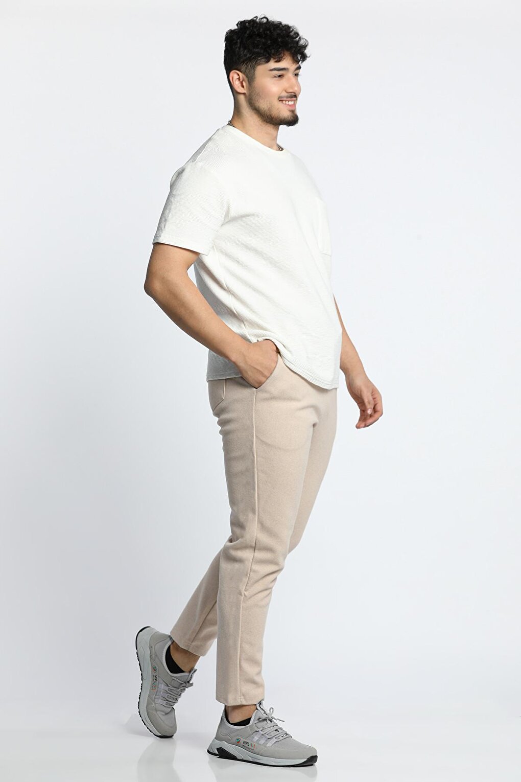 Men's Waist Cuffed Trousers