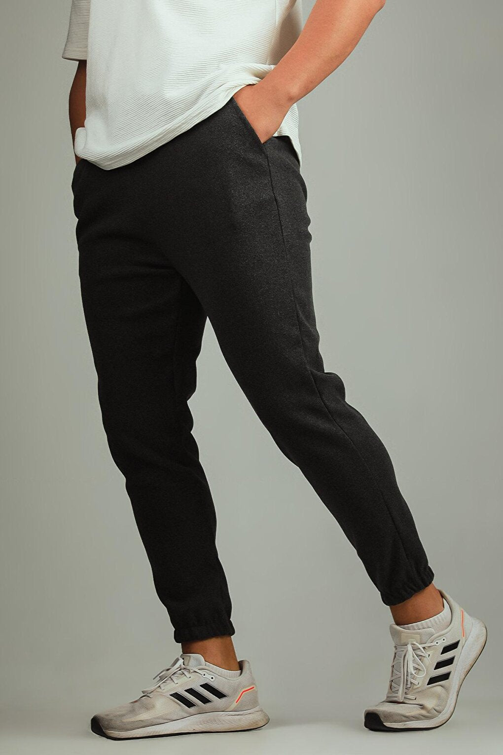 Men's Elastic Cuff Jogger Stretch Trousers