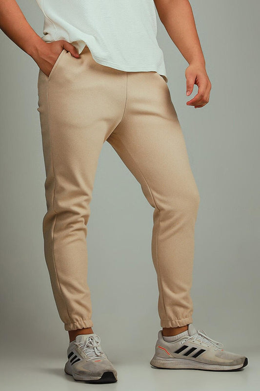 Men's Elastic Cuff Jogger Stretch Trousers